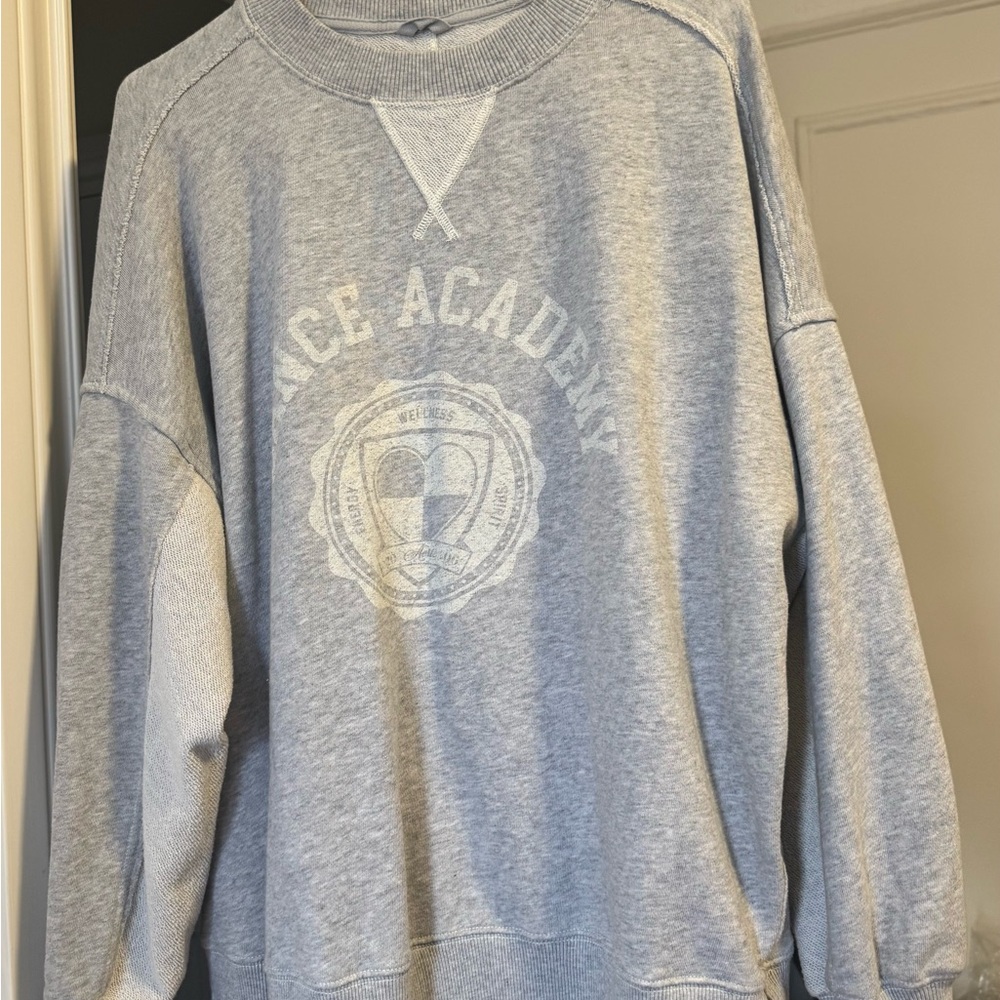 Aerie Light Gray Crewneck Sweater